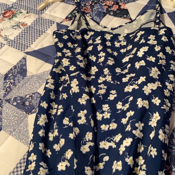 Blue Floral Dress - Picture 2 of 2